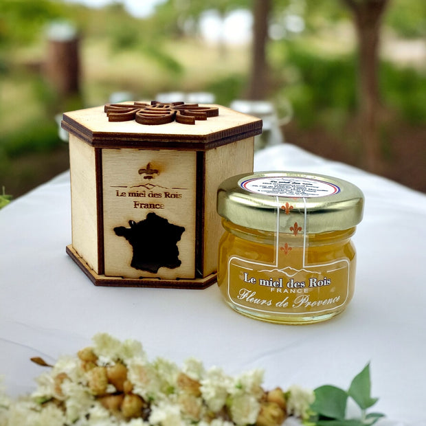 Mini gift box + mini honey pot/Provence