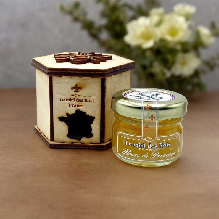 Mini gift box + mini honey pot/Provence